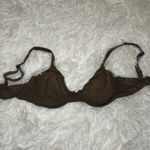 SKIMS Brown Bra